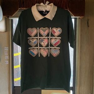 grandma’s collared bingo shirt